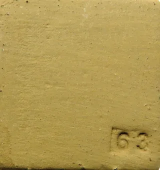 sifted and dried clay